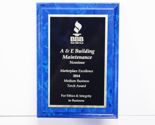 BBB Award for A&E company